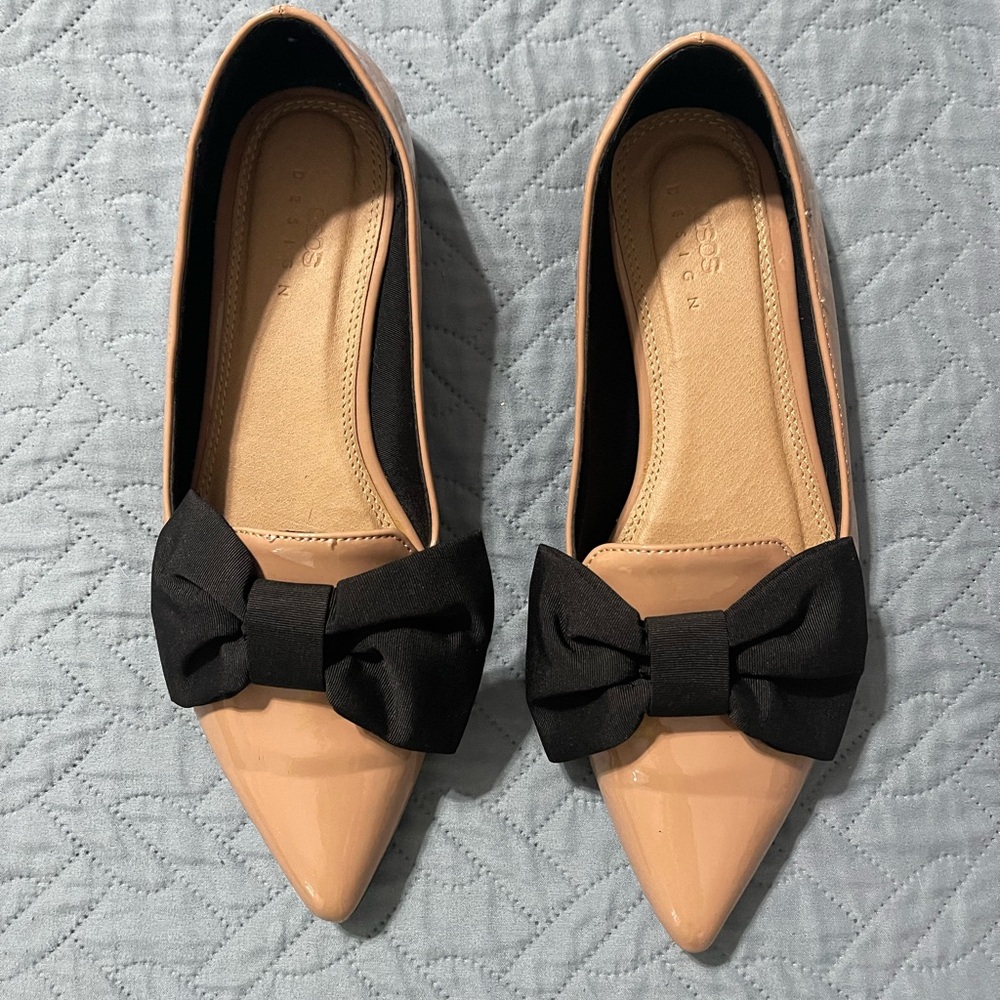 ASOS flat with bow